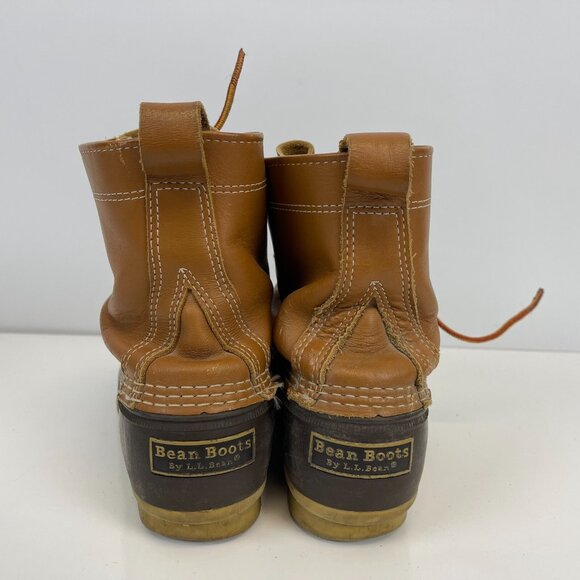 LL Bean 6 Inch Duck Boots Mens Size 8M Leather Waterproof Brown Snow main image 6